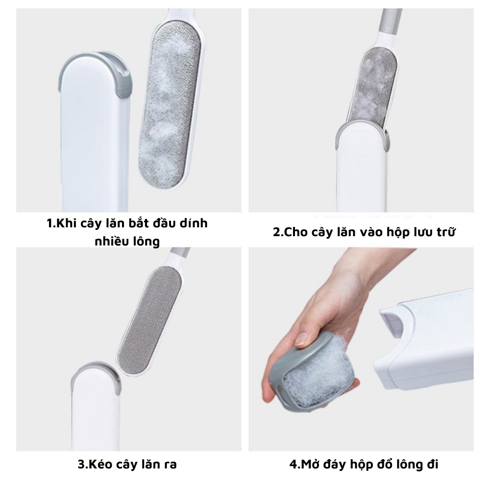 Cây lăn bụi tĩnh điện đa năng cầm tay làm sạch bụi lông giường quần áo sofa tiện ích cho ngôi nhà của bạn