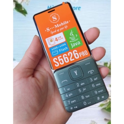 Điện Thoại 4 Sim 4 Sóng New FullBox - S-Mobile S5626 Pro Pin 3000 Màn Hình Lớn