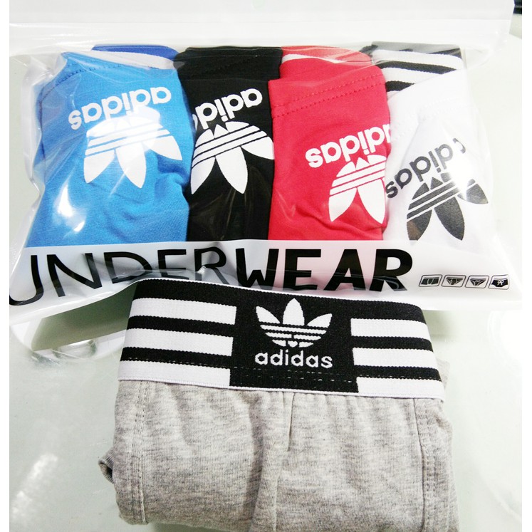 Bộ 3 quần Boxer AD.01 chất cotton cao cấp, dạng sịp đùi, nhiều màu, cạp dệt cho anh em cực thoáng mát, thoải mái,