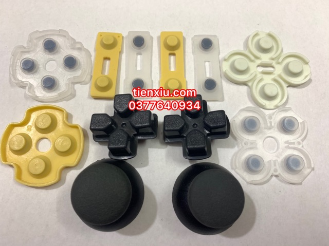 2 bộ cao su phím bấm tay cầm ps2 - ps3 -ps4