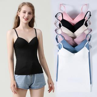 【HUAER】Women's Sleeveless Vest Chest Wholesale Strap Tank Tops