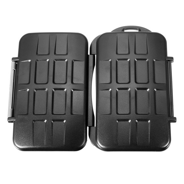 Hộp Chống Sock Chống Nước Cho Thẻ Nhớ JJC MC-5 (Đen) - Hàng Nhập Khẩu