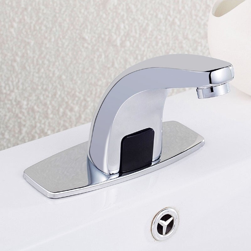 Vòi Nước Cảm Ứng Hồng Ngoại Tự Động Thông Minh Rảnh Tay Chạy Bằng Pin Cho Bồn Rửa Nhà Bếp Nhà Tắm