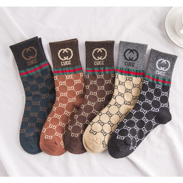 Vớ LV, Vớ NY kim tuyến cổ cao Nam Nữ phong cách thể thao, đường phố, năng động.