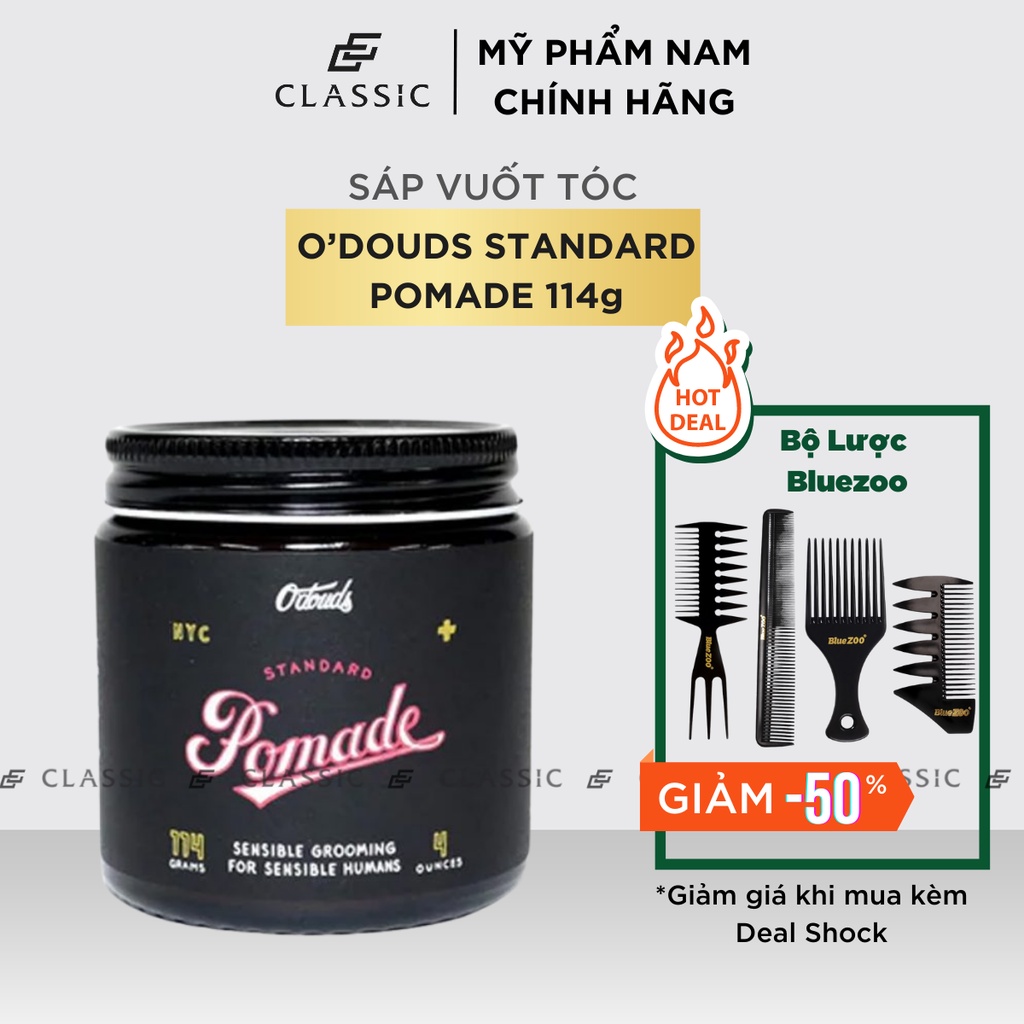 Sáp Vuốt Tóc O’douds Standard Pomade 114g