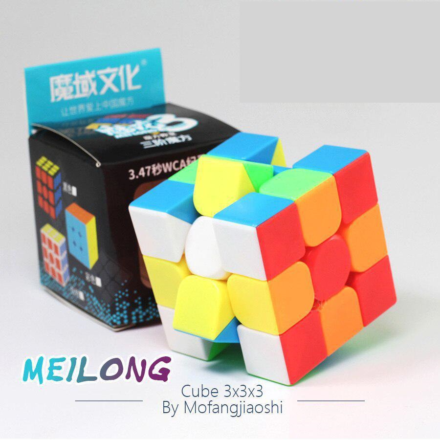 Rubik 3x3 Stickerless MoYu MeiLong - Rubik Rubik Phát Triển IQ