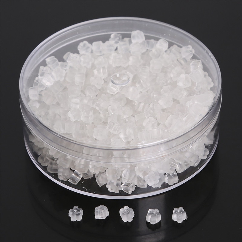 Hộp 450/480 phụ kiện nút chặn phía sau bông tai hỗn hợp dùng làm trang sức thủ công