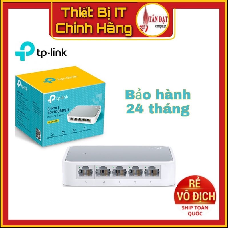 Switch TP-LINK TL-SF1005D 5 Port (Trắng) - Tem ANH NGỌC