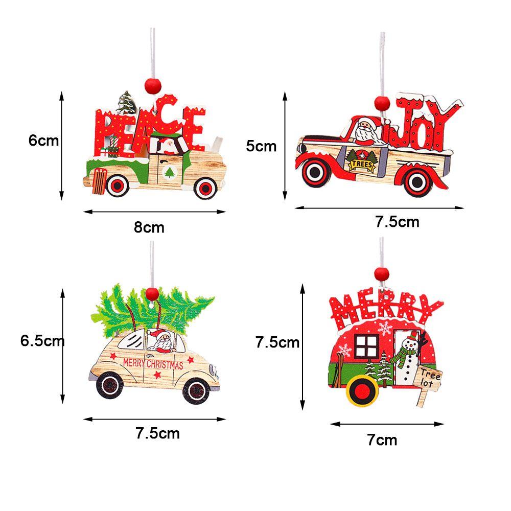 Phụ Kiện Treo Trang Trí Cây Thông Giáng Sinh Hình Ông Già Noel Nhiều Màu