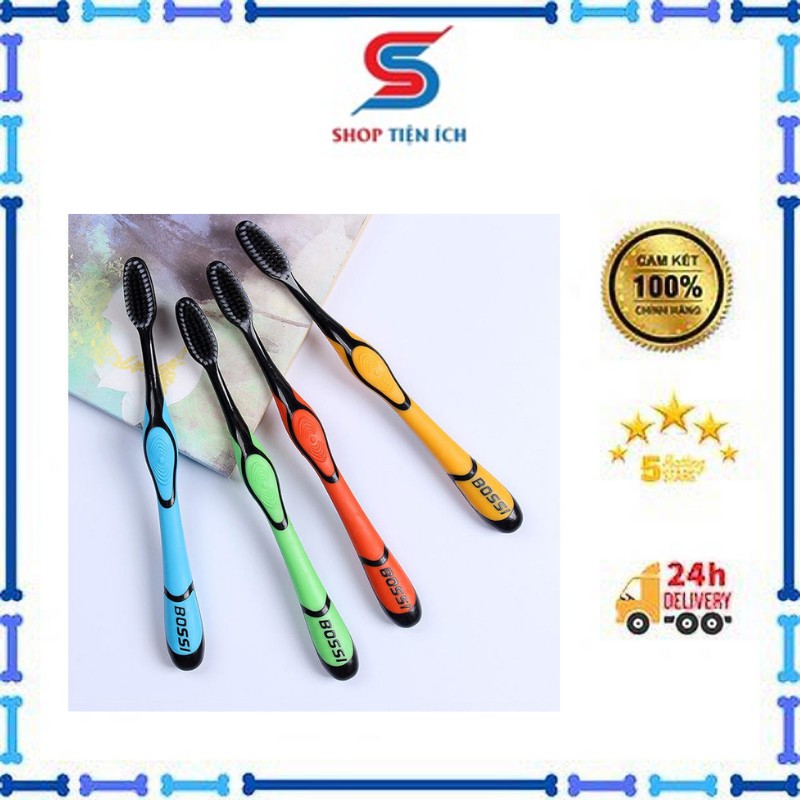 Bàn chải đánh răng Bossi than tre hoạt tính Hàn Quốc 𝓢𝓱𝓸𝓹 𝓣𝓲𝓮̣̂𝓷 𝓘́𝓬𝓱