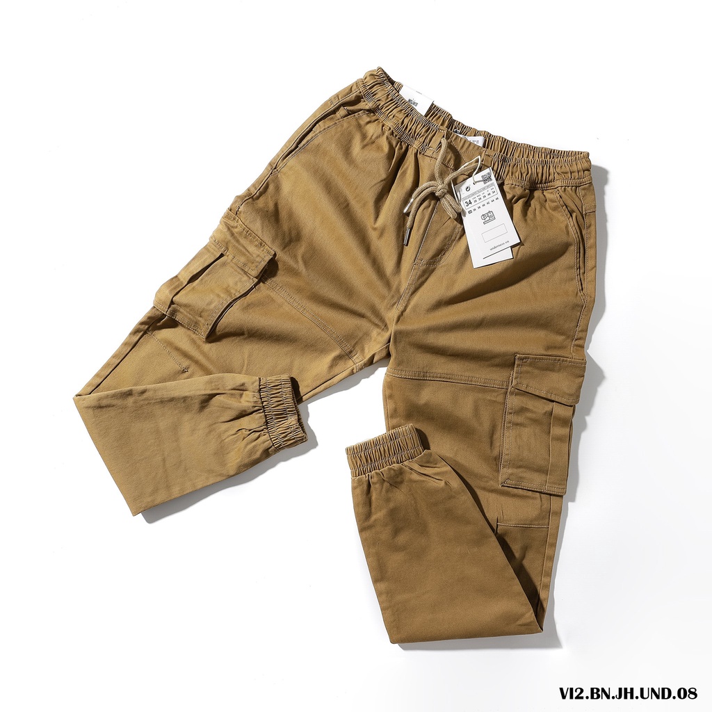 Quần jogger kaki túi hộp nam Underness,form Slim,chất vải kaki cao cấp,mềm mịn,co dãn-hàng vnxk