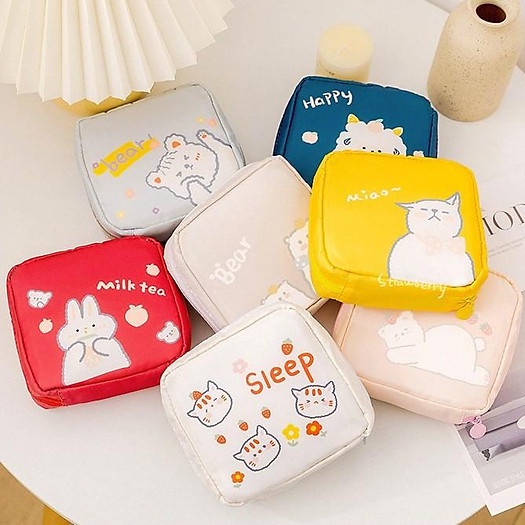 Túi Đựng Mỹ Phẩm Du Lịch Xinh Xắn Nhiều Hình TATADU