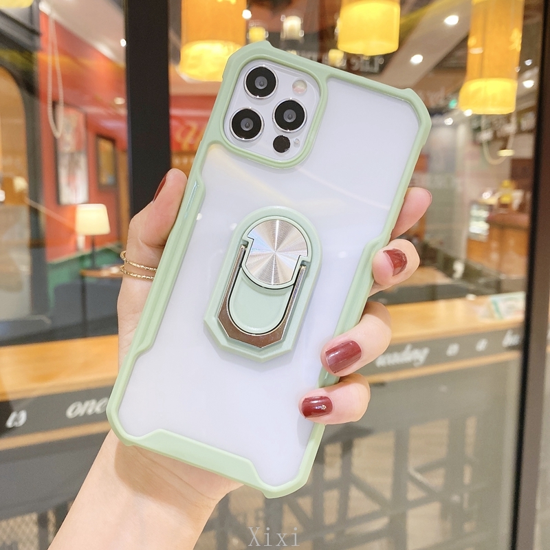 Ốp điện thoại PC cứng trong suốt chống sốc có giá đỡ cho Samsung Galaxy A32 A02 M02 A12 A42 M51 M31s M31 M21 M11 A11 A01 A71 A51 A70 | BigBuy360 - bigbuy360.vn