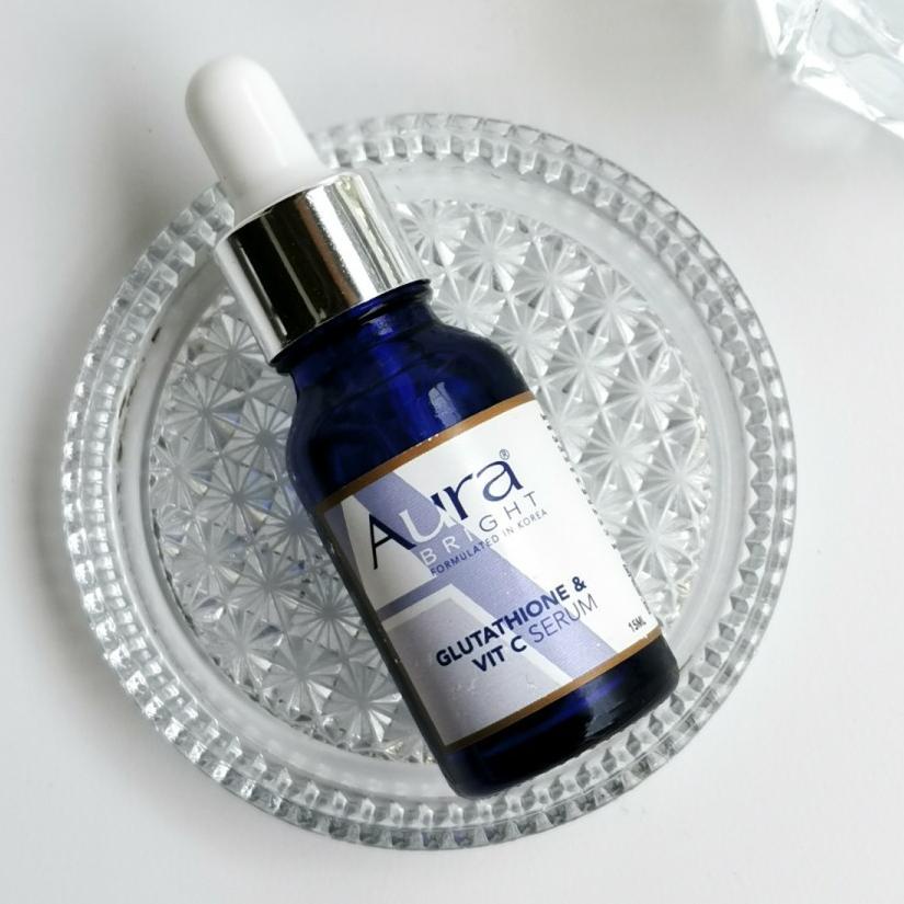 Lebay✨ Kem dưỡng da mặt AURA BRIGHT GLUTHATHIONE N VIT C SERUM - SERUM VIT