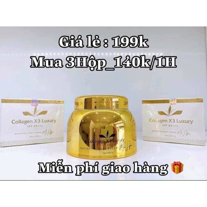 kem body X3 LUXURY xài là thích dùng là ghiền-dưỡng trắng da toàn thân-được săn đón nhiều nhất hè 2021-giá rẻ