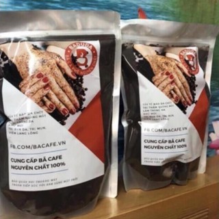 1kg Bã cà phê tắm trắng, tẩy da chết HandMade nguyên chất