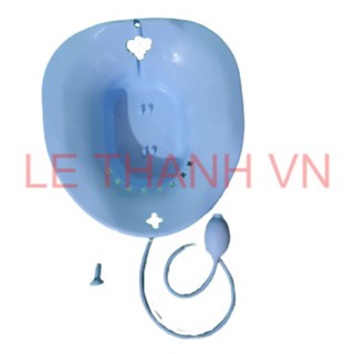 Chậu xông vùng kín kem vòi xịt tiện dụng