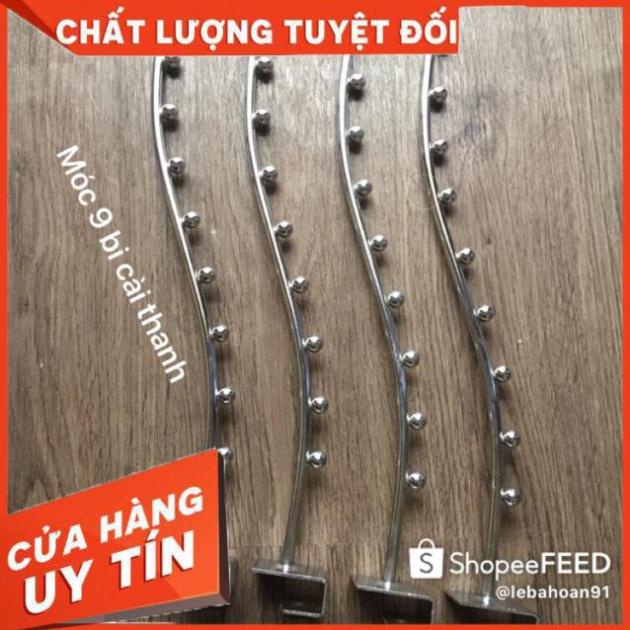 Móc cài,đóng tường treo đồ inox 5 bi,7 bi và 9 bi treo đồ bộ,đồ ngủ,quần áo Nam,Nữ,Trẻ Em,treo gia đình,shop thời trang.