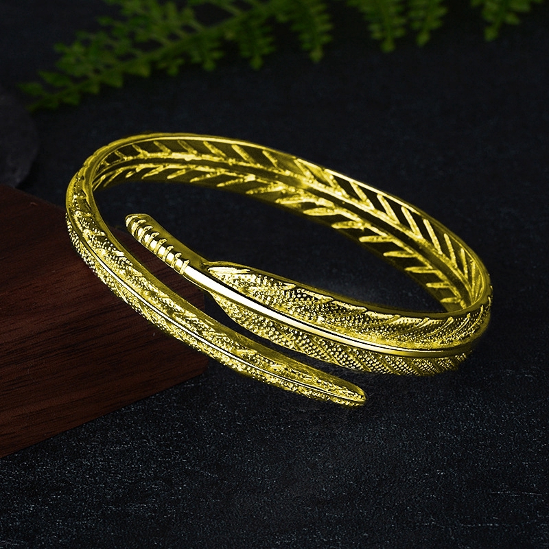 Vòng Tay Bạc Nữ Thời Trang Retro điều Chỉnh