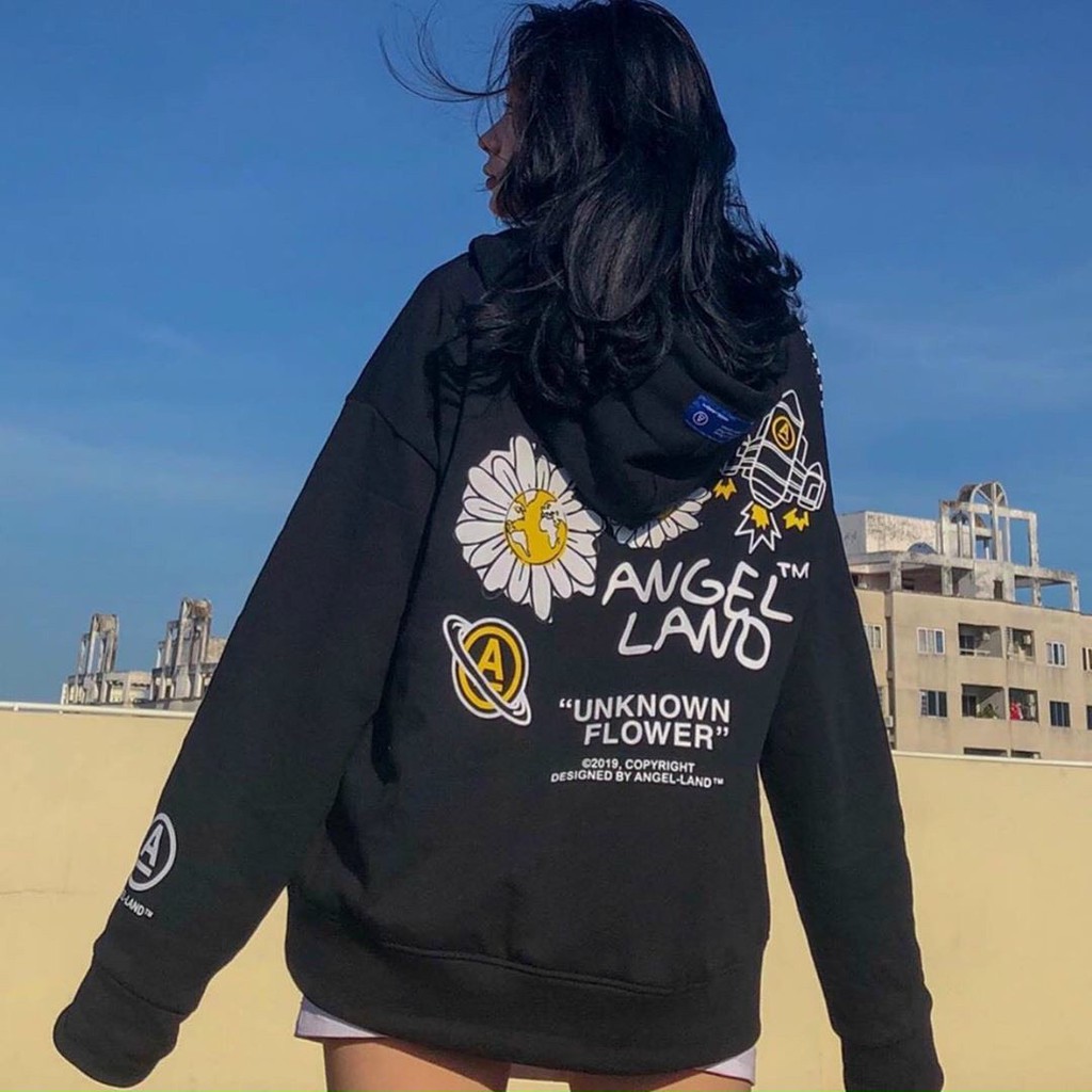 Áo khoác unisex form rộng Nỉ Ngoại AngelLand ullzang WIND | BigBuy360 - bigbuy360.vn