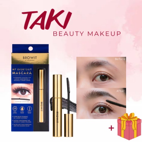 Mascara Browit By Nongchat My Everyday Mascara 5.5g Thái Làm Dày & Dài Mi