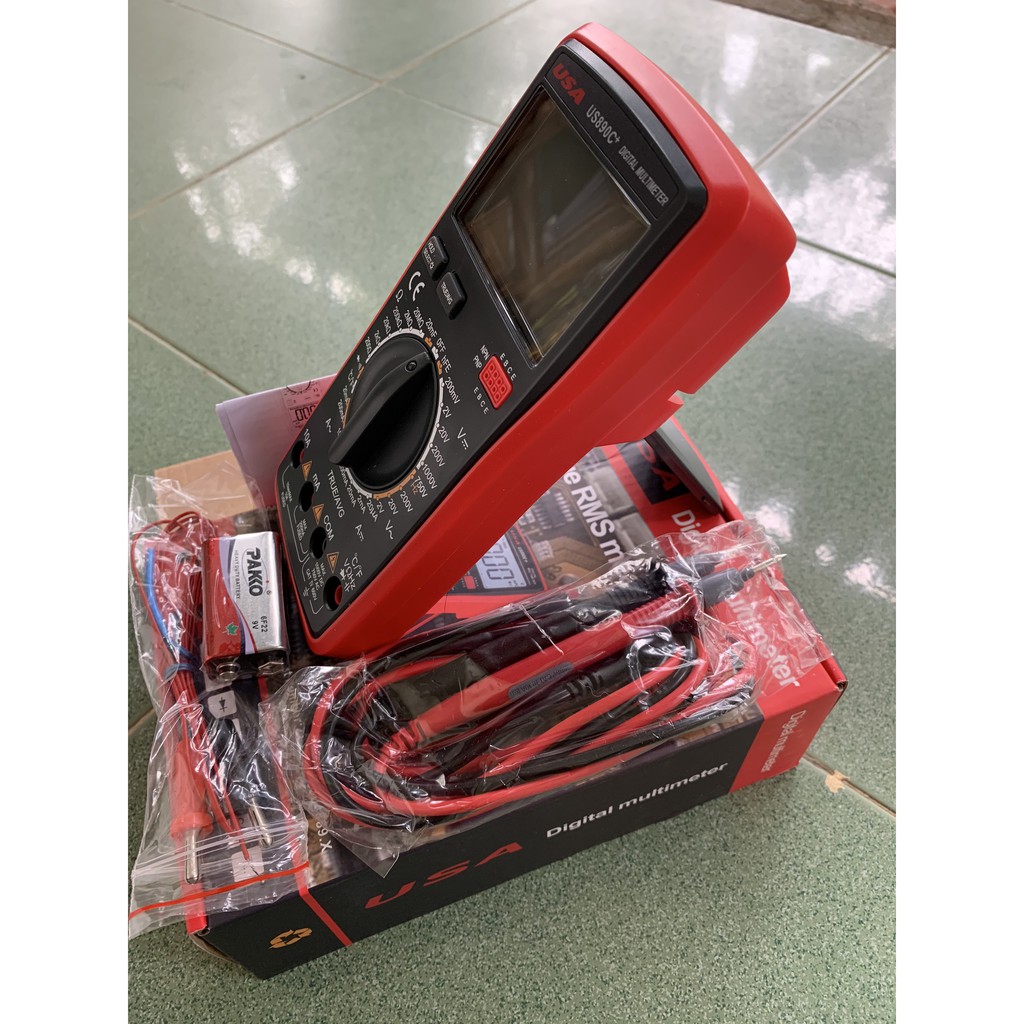 🌸🌸Đồng Hồ Vạn Năng US890C+🌸🌸Đồng Hồ Đo Điện Thang Đo Tự Động US890C+