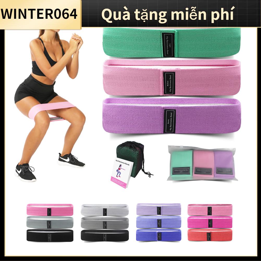 3 Dây kháng lực chống trượt bằng vải để tập yoga nâng cao thể chất 38.1*8cm