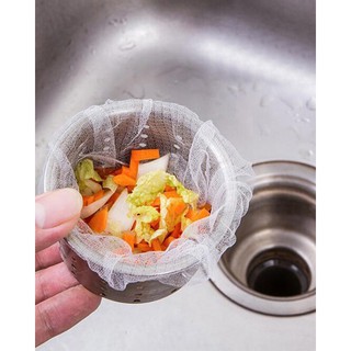 100 CHIẾC TÚI LỌC RÁC CHO BỒN RỬA BÁT (túi lưới lọc)