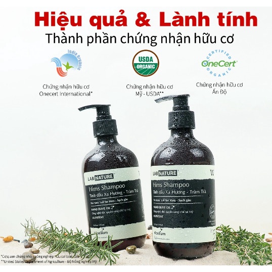 Dầu gội sạch gàu Wakamono cho Nam No.5 - công nghệ Nano Olive Oil - Dung tích 250ml