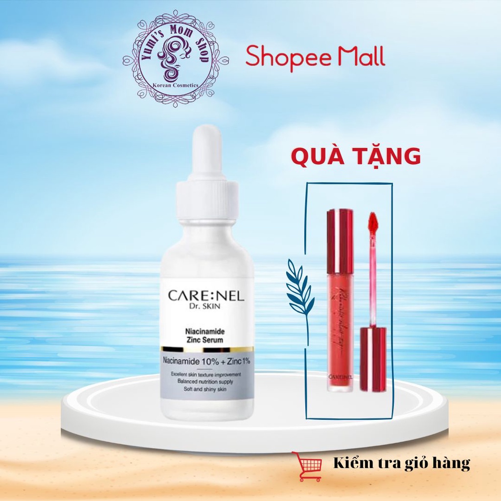 Tinh chất dưỡng trắng da ngừa thâm nám Care:nel Niacinamide Zinc Serum 30ml