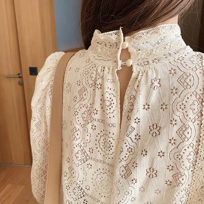 Áo sơ mi đế ren Hàn Quốc