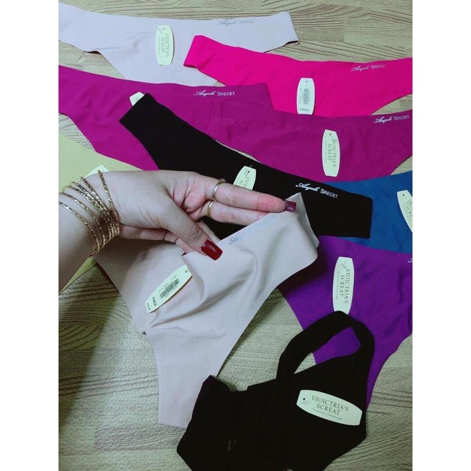 Sét 10 Quần Lót su lọt Khe Không Đường Viền 009 (40-60kg) 10quần - LADY