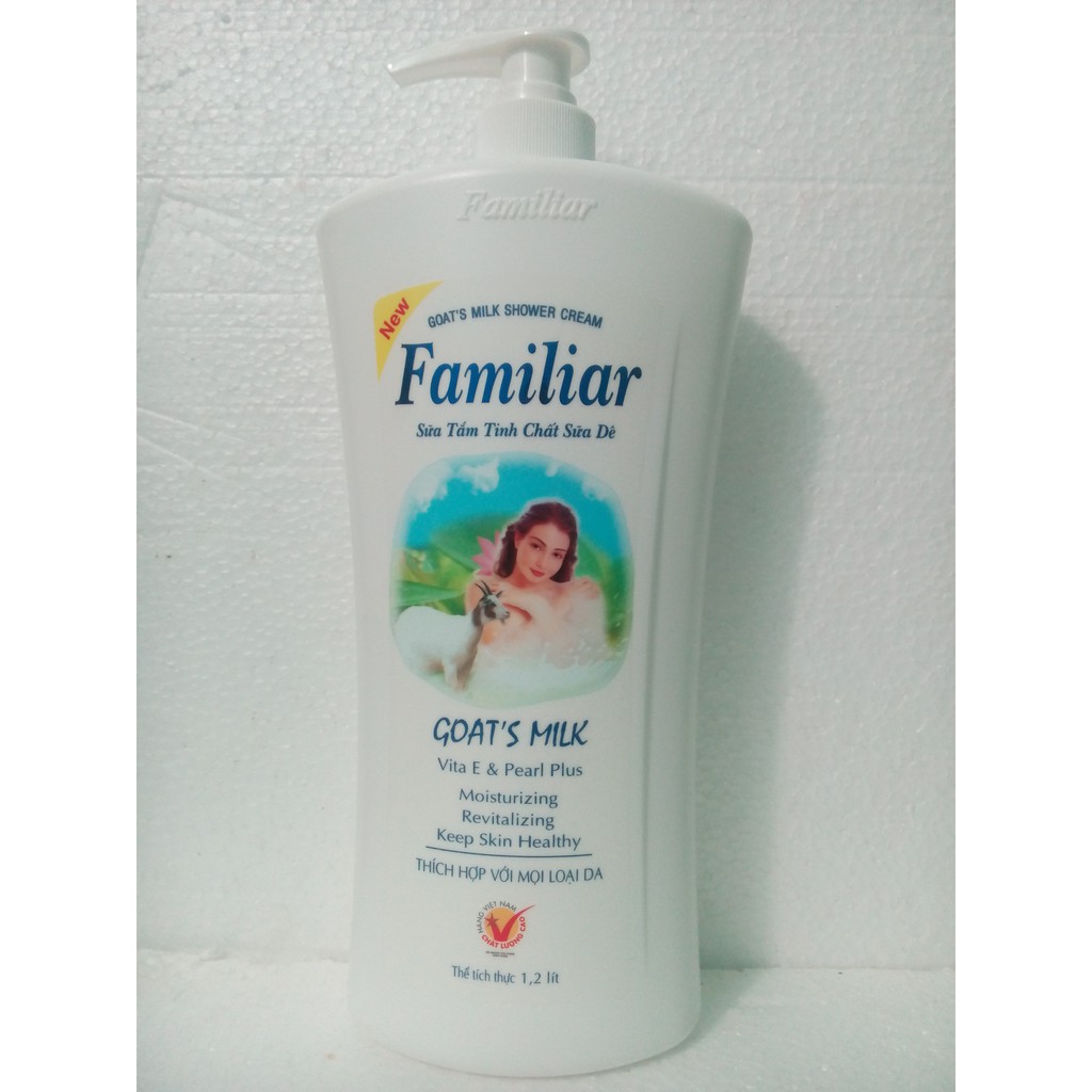 SỮA TẮM FAMILIAR GOAT'S MILK 1,2L (TINH CHẤT SỮA DÊ)