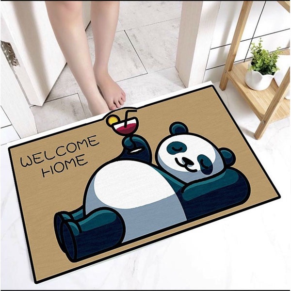 Thảm chùi chân 3D Konbini365 nhiều hình dáng 40*60cm