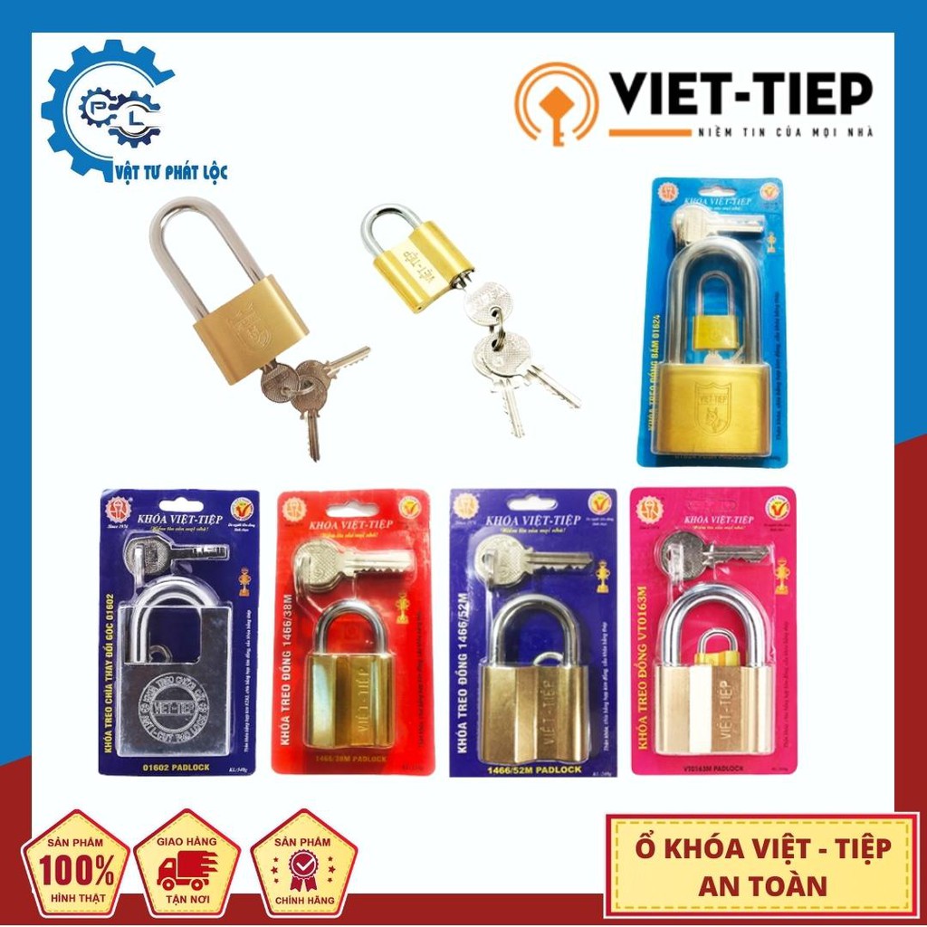 Ổ khóa Việt Tiệp 4P, 5P, 6P, chống cắt