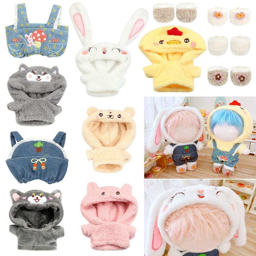 outfit doll 20cm Trang phục tùy chọn làm từ cotton