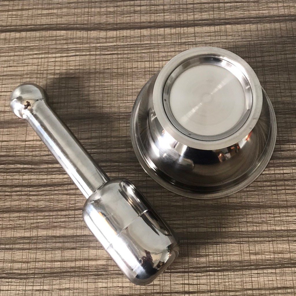 Bộ cối chày inox - Sạch sẽ - An toàn cho sức khỏe - Tiện dụng - Bền đẹp anhduonghomekit