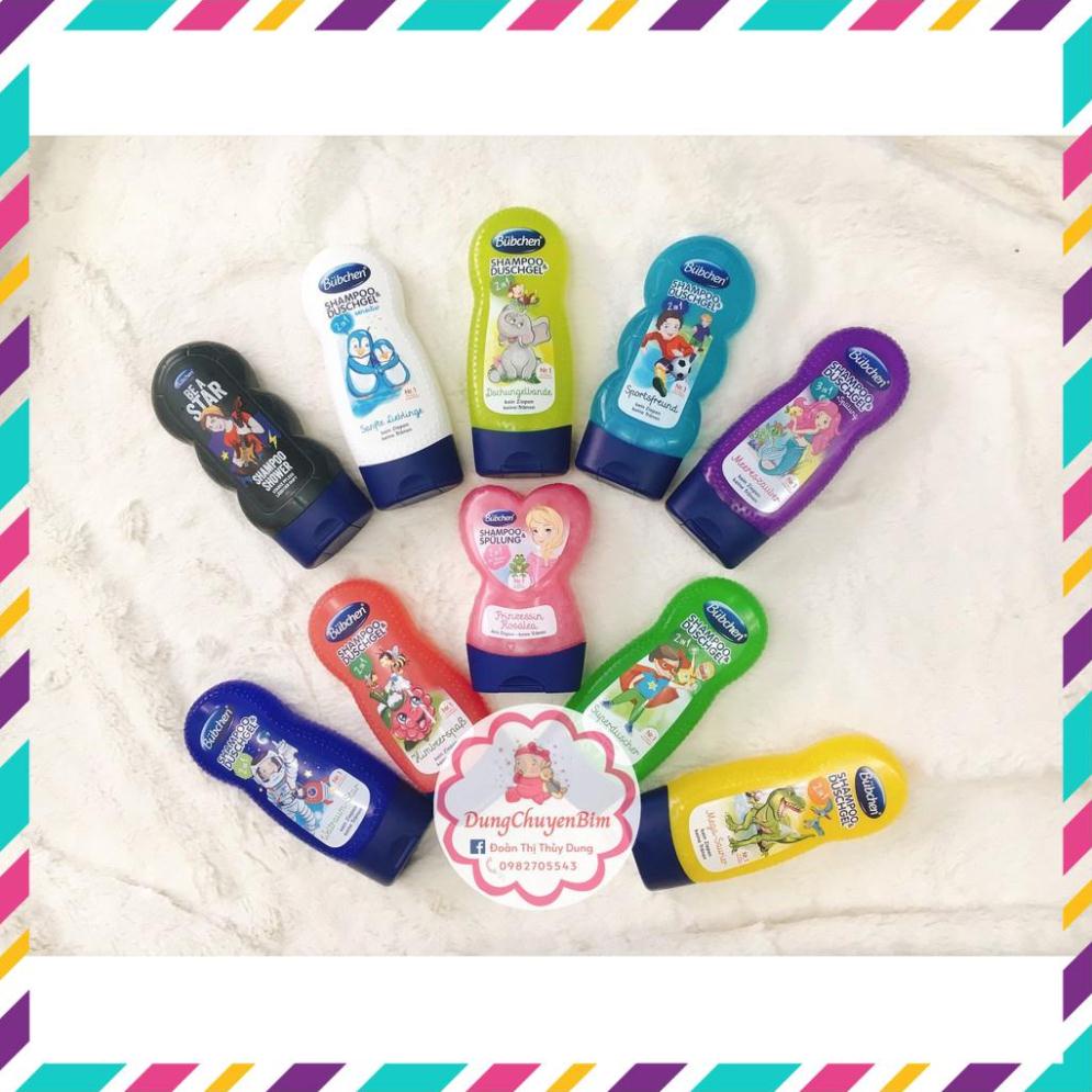 Sữa tắm gội cho bé Bubchen đủ hương 230ml nội địa Đức tốt cho trẻ sơ sinh 230ml MamaBabyVN