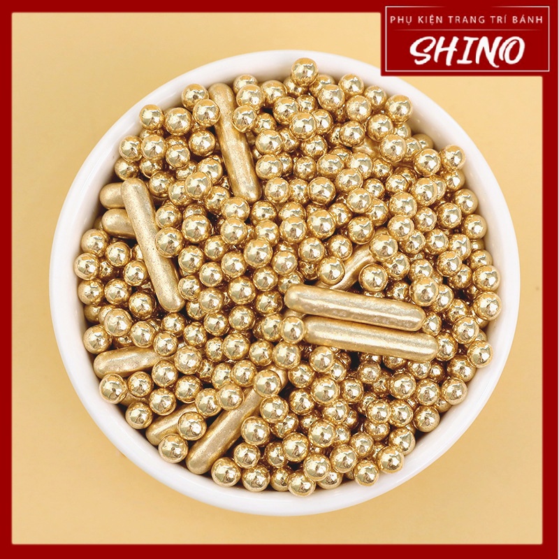 Sprinkle/Cốm/Hạt Rắc Trang Trí Bánh Đủ màu Đủ Size Hộp 85g - 140g