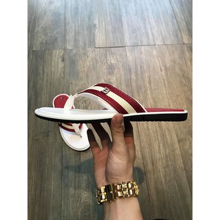 DÉP NAM THÁI BALLY TRẮNG ĐỎ