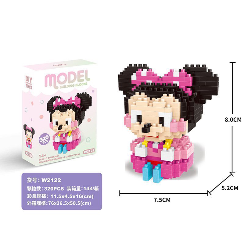 Mô Hình Lắp Ráp Hoạt Hình Cho Bé Đồ Chơi Xếp Hình Lego Mini Cho Bé Trai Và Bé Gái