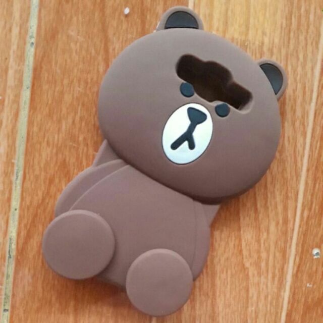 Ốp lưng gấu mập galaxy J3/ J3 2016 màu nâu