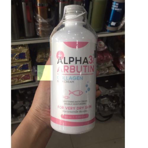 sữa tắm alpha ảbutin 350ml[ Hàng thailand Chính Hãng ]