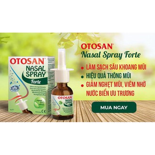 XỊT MŨI NGƯỜI LỚN - OTOSAN NASAL SPRAY FORTE (CHÍNH HÃNG ITALY)