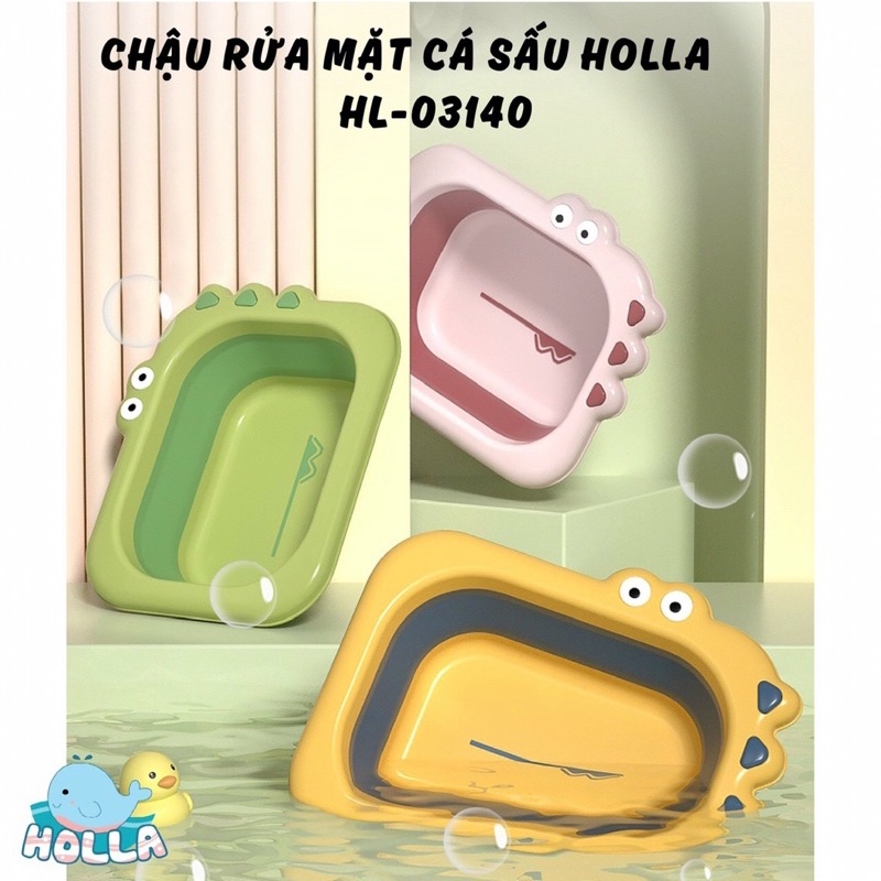 Chậu Rửa Mặt Gấp Gọn Cá Sấu Holla HL 03140