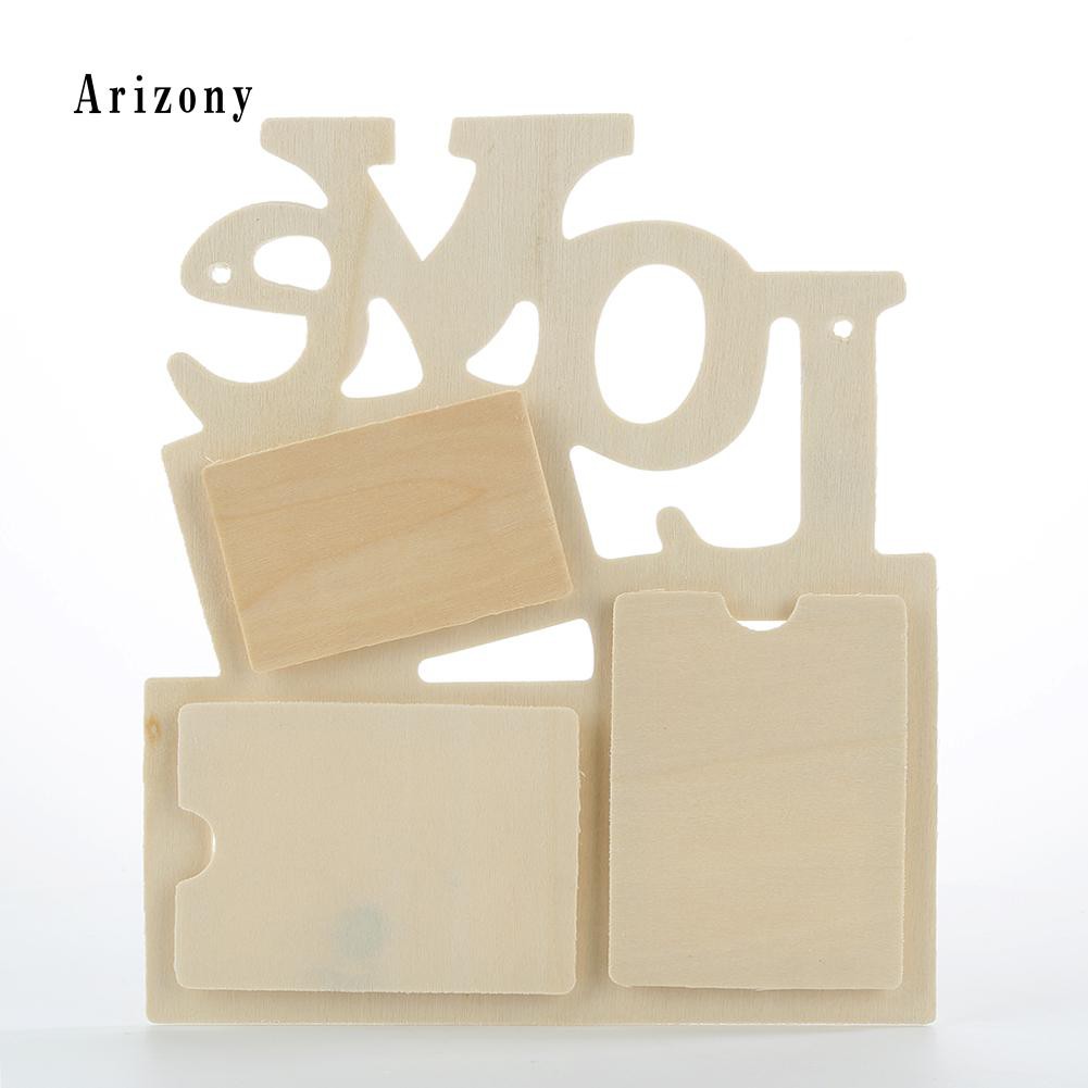 ✮Bộ Khung Ảnh Gia Đình Bằng Gỗ 3 Trong 1