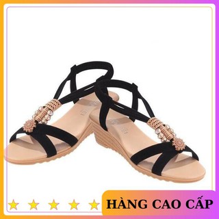 [ HÀNG LOẠI 1 ] Dép sandan đính hạt hoa văn