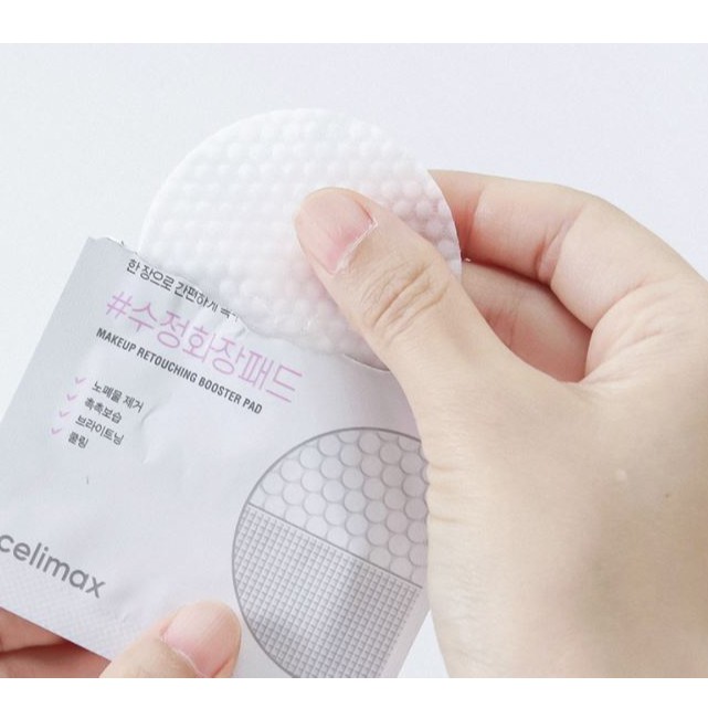 Bông tẩy làm sạch da trước khi trang điểm CELIMAX tạo độ căng bóng cho da 30 miếng