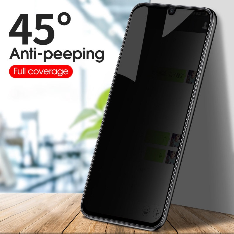 1 Kính Cường Lực Chống Nhìn Trộm Cho iPhone 11 12 13 Pro Max X XS XR 6 6S 7 8 Plus SE 2020 14 Pro Max 13