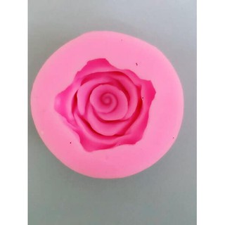 Khuôn silicones 4D hoa hồng cánh xoè
